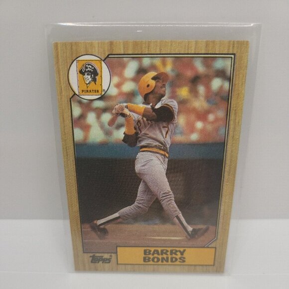 1987 Topps - #320 Barry Bonds MINT ERROR ON CARD CUT OFF #3 AND PARTIAL #0 - Picture 15 of 15